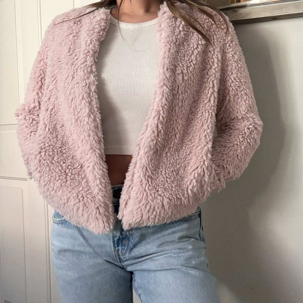 Pink Teddy Jacket - Picture 2 of 4